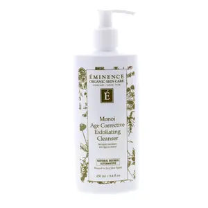 Eminence Monoi Age Corrective Retinol Exfoliating Cleanser - Anti-Aging Facial Wash for Dry Skin, Cleansing Formula, 8.4 oz
