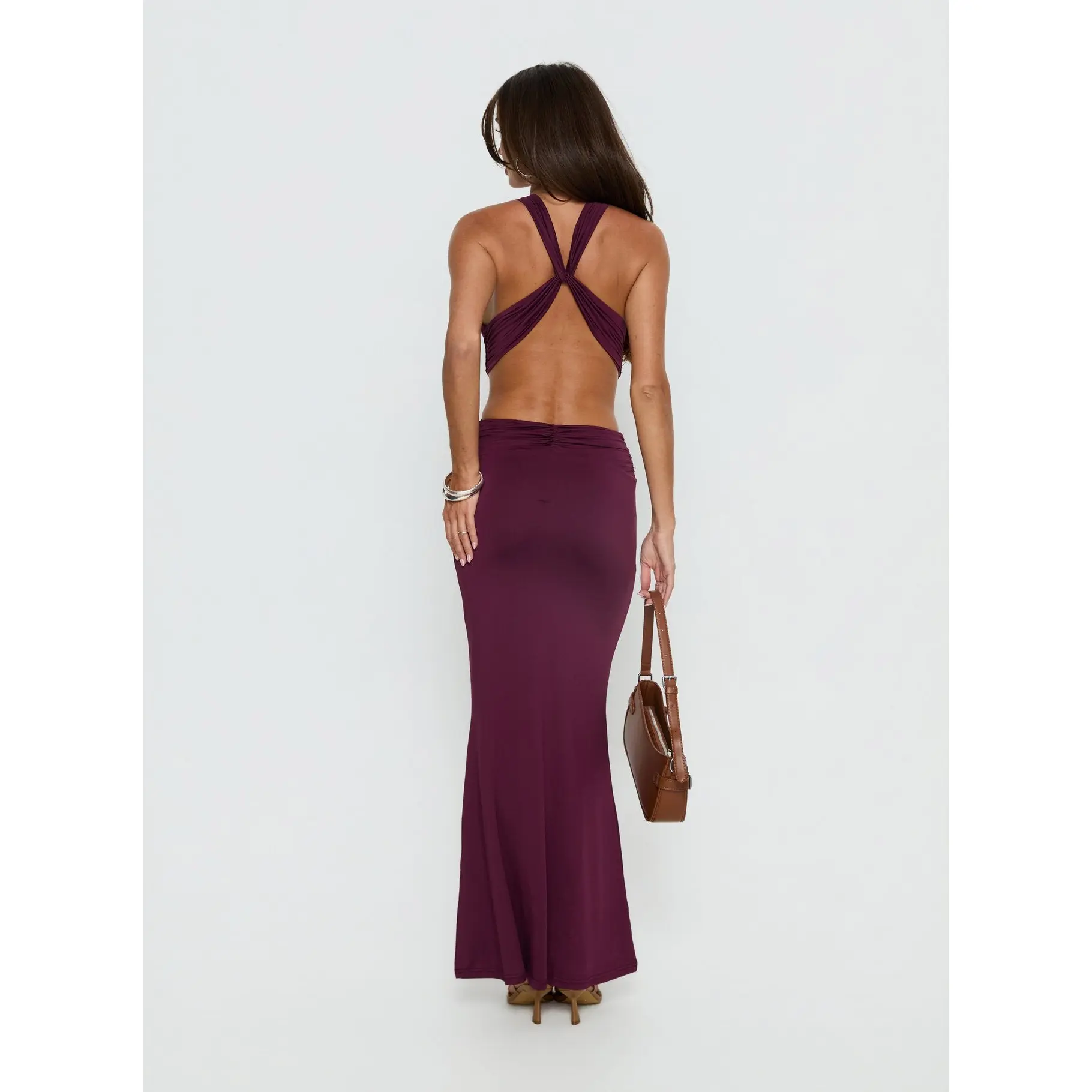 Bambia Maxi Dress Purple - TikTok Shop