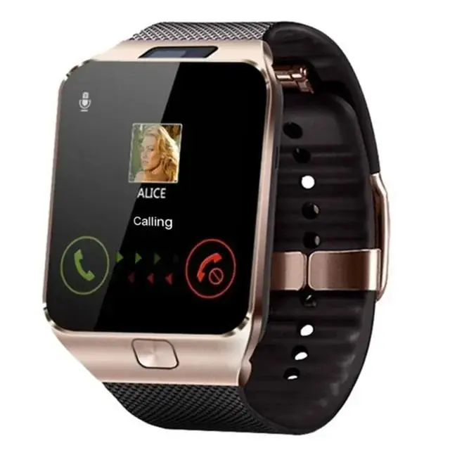 Watch Smart DZ09 Wristwatch Support SIM Card 1.56 inch Touch Screen Bracelet Multimedia Remote Equipment White for Android Phone