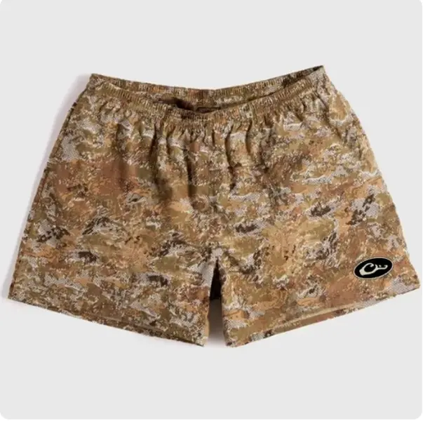 Drake Digital Camo Mesh Shorts, Breathable Lightweight Outdoor Performance Gym Activewear