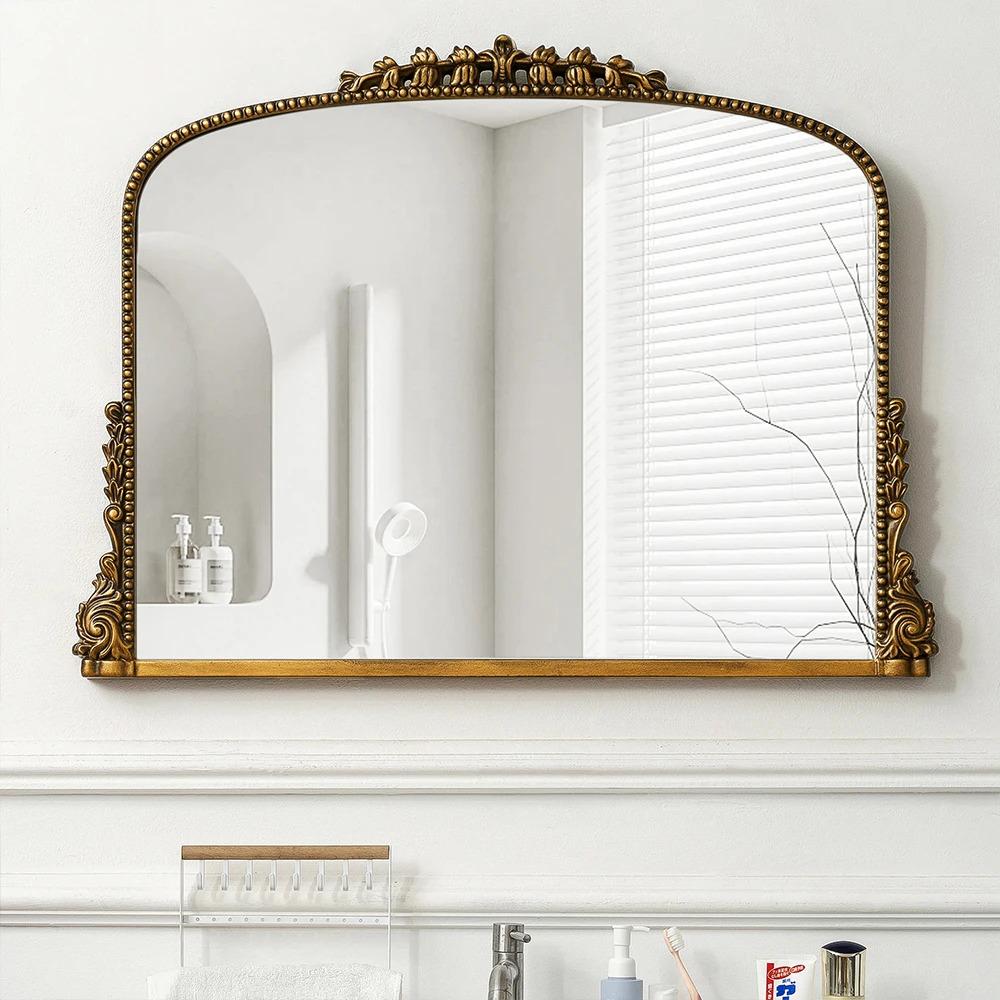 Vintage Arch Wall Mirror Decorative Mirrors for Bathroom Living Room Entryway