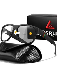 Unisex Retro Classic Shades Transitions Photochromic Sunglasses，Come with Glasses Case and Giftable Box, Stylish Driving & Fishing Eyewear, Fashionable Outdoor Glasses, Sunglasses For Driving