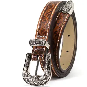 Western Fashion Cowgirl Cowboy belts for Girls Women Boys Jeans Pants Dresses