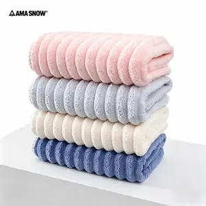 Ama Snow-Extra Large 28"x 55" Bath Towel Sheet Set, 4 Pack Super Soft Oversized Bath Sheet Towels for Adults Soft Highly Absorbent Quick Dry Towels Set for Bathroom Hotel Spa