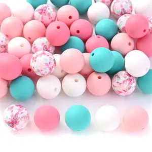 A07 DIY Silicone Beads Bulk Pack | Silicone Charms for Jewelry Making & Craft Projects