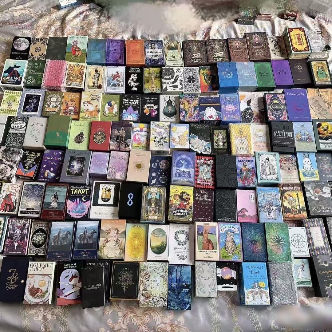 Tarot Cove Random Tarot Blind Box, Premium Paper Tarot Deck Surprise Set with Guidebook, Beginner Friendly Mystery Witchy Tarot Tarot Cove Random Tarot Blind Box, Premium Paper Tarot Deck Surprise Set with Guidebook, Beginner Friendly Mystery Witchy Tarot