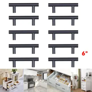Kitchen Cabinet Pulls Stainless Steel Cupboard Drawer Handles Brushed Easy Install with Screws Included