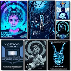 1pc Wall Arts Posters  Wall Decor,Room Decor Horro D-Donnie D-Darko Poster Wall Art Painting For Home Room Decoration Bedroom Wall Decor Canvas Waterproof Post