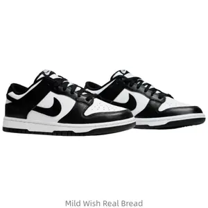 Black and White Low Panda Collectible Sports Shoes