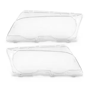 For 99-03 BMW E46 3-Series 2DR/01-06 M3 Pre-facelift Headlight Replacement Lens