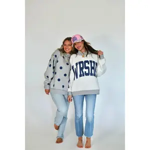 Worship Polka Dot Reversible Mock Neck