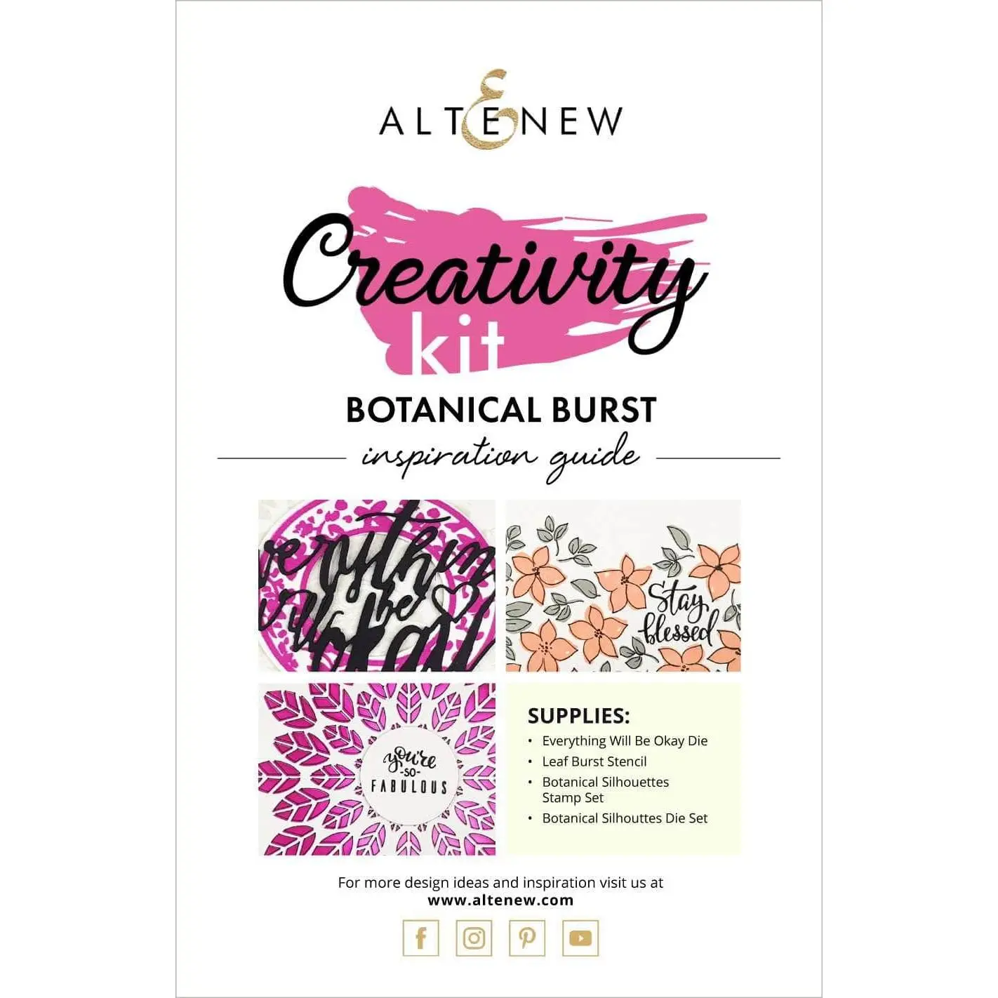 Botanical Burst Creativity Kit Inspiration Guide