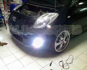 For 2006 2007 2008 2009 2010 2011 Toyota Belta Xenon Halogen Fog Lamps Driving Lights Foglamps Foglights Kit