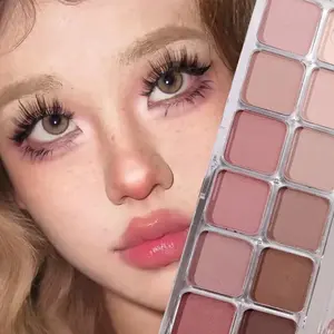 Waterproof Matte Eyeshadow Palette, Makeup Palette, Long-Lasting Color, High-Quality Matte Finish, All-Day Wear, Versatile Shades, Perfect for Beginners