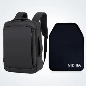 Outdoor Anti-Bullet Shoulder Bag, Large Capacity, Waterproof, Lightweight, Business Commute Backpack, Multi-Functional Travel Bag, Student Shoulder Bag, Bulletproof Backpack
