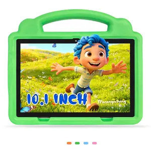 10.1 Inch Large Screen Android Tablet, 5G Dual-band High Speed WiFi, HD Dual Cameras with Full Shockproof Case, Preinstalled Office & Learning Apps, for Online Courses, Video & Gaming, Suitable for Adults & Students, Gift, 4 Colors Available