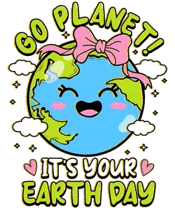 ETD3 - Go Planet Bow DTF Transfer