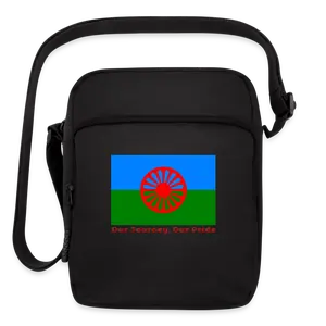 Romani Flag Upright Crossbody Bag
