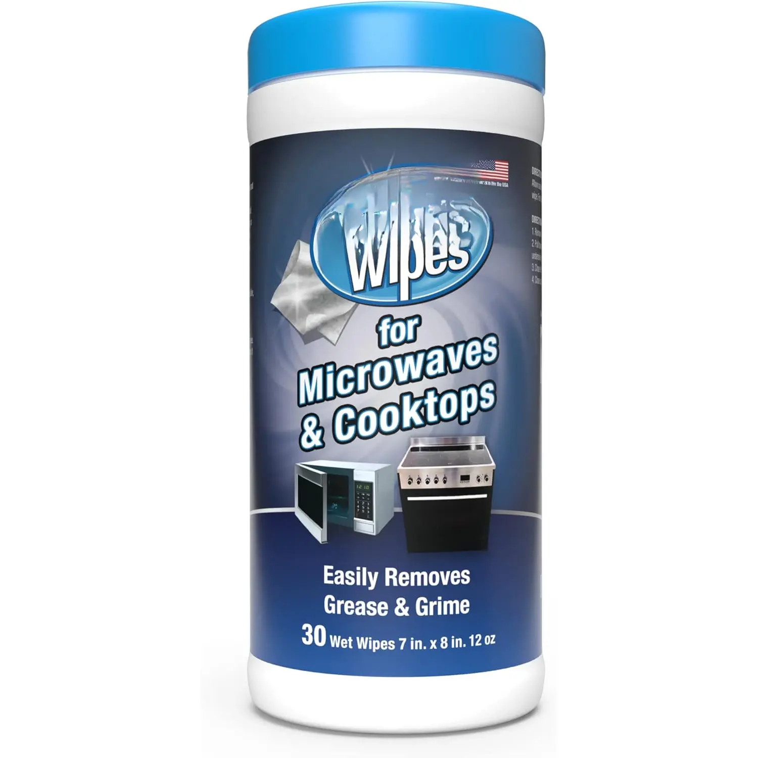 for Microwaves and Cooktops, Easily Removes  and Grime Buildup, Safe and Convenient Stove Top Cleaner,  for Home and Kitchen Use - 30 Count