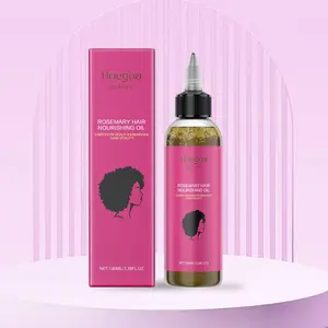 Hoegoa Rosemary Hair Oil 100ML, Moisturizing Hair Oil, Nourishing Calming Smooth Frizzy Hair, Glossy Shine, Unisex Hair Care Massage Oil, Rosemary Scalp Tonic