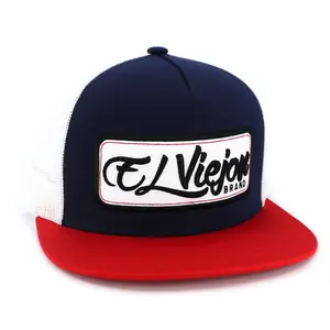 EVPatch Red/Navy/White flat visor hat