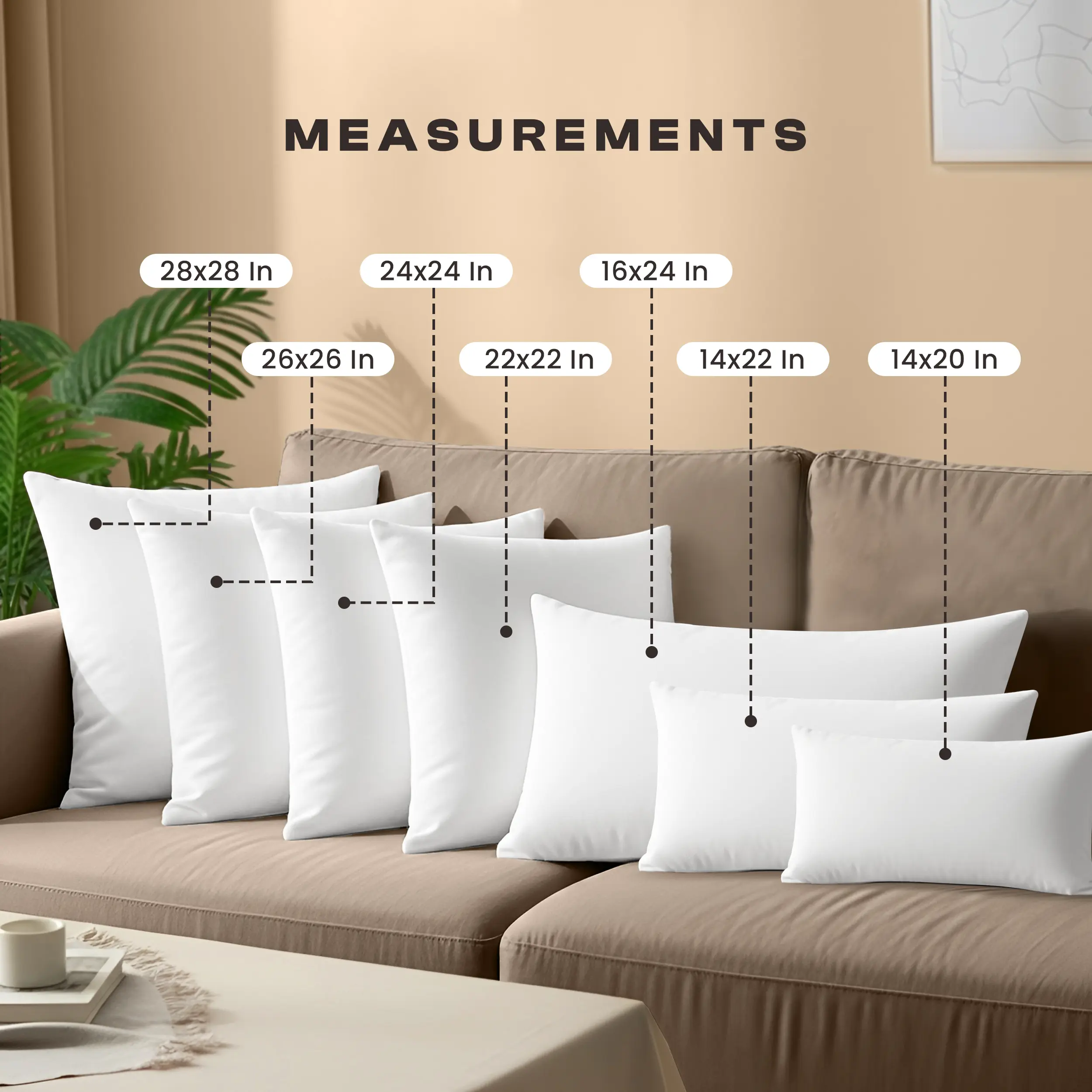 Oversized 28X28" Pack of 4