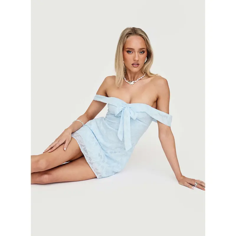 light blue off the shoulder dress - TikTok Shop light blue off the shoulder dress - TikTok Shop