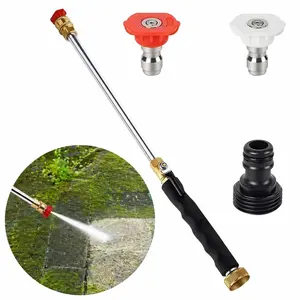 Summervibess Jet Nozzle Power Washer | High-Pressure Hose Sprayer Wand for Car Washing, Patio, Garden & Pet Shower