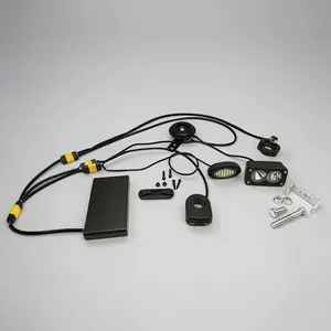 MTN Battery-Powered Headlight + Rock Light + Horn Kit