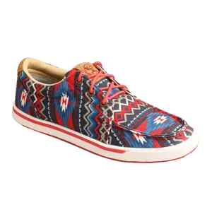 Twisted X® Hooey Loper Aztec Red Multi-Color Shoes WHYC026