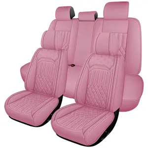Luxury Seat Covers for Chevy Trax 2015-2026, Premium Nappa Leather Car Seat Cover Full Set Breathable All-Season Comfort, Anti-slip&Wear-Resistant