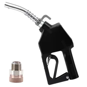 GARVEE Automatic Fuel Nozzle with 3/4" NPT Inlet, 13/16" Spout, Max Flow Rates of 11 or 16 GPM, Auto Shut Off, Aluminum & PVC Handle, 360° Swivel for Efficient Gasoline, Diesel, and Kerosene Refilling.