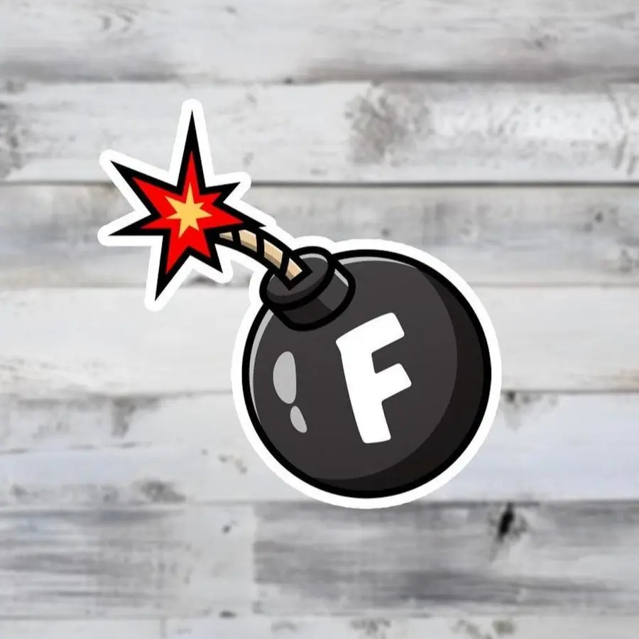 F Bomb Vinyl Sticker, Hard Hat Sticker, Bue Collar Sticker, Construction Sticker, Hard hat stickers, lunchbox sticker, Journeyman sticker, 409 carpenters, working class, carpenters stickers, union stickers