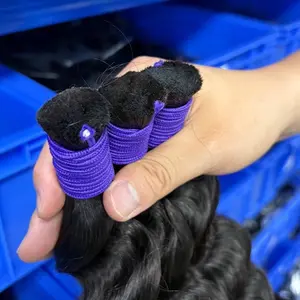 RAW Cambodian Loose Deep Bulk Human Hair For Braiding- High Quality boho braids Bulk ; Loose ; Wave Human Hair for Braiding