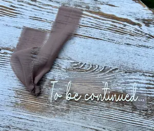 Clear Acrylic Bookmarks with Custom "To Be Continued..." Design and Ribbon