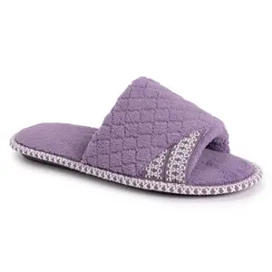 MUK LUKS Women's Sally Open Toe Scuff Slipper