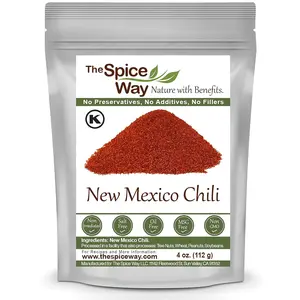 The Spice Way New Mexico Chili Powder - Pure & Premium Cayenne Pepper Seasoning - Oil Free Non-GMO