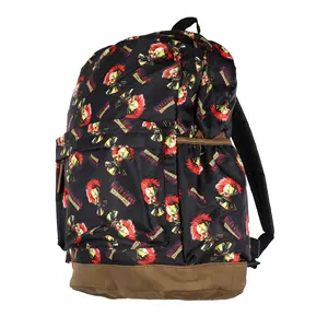 Killer Klowns From Outer Space Backpack 16" All-Over Klownzilla Design School Book Bag