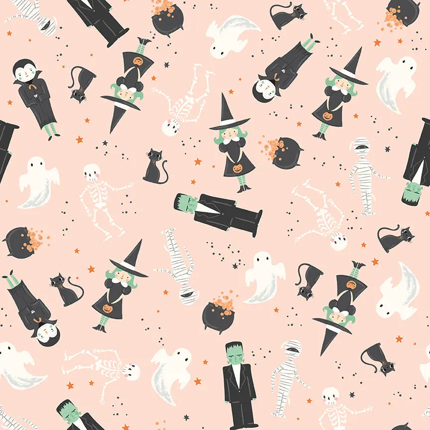 Fabric Riley Blake Pink Main Frank and Friends by the Quarter Yard C17470-PINK