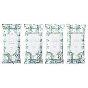 Beekman 1802 Goat Milk Glacial Mint & Eucalyptus Face Wipes 4-pack