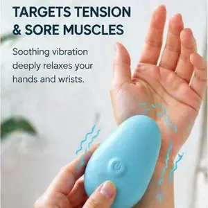 Rechargeable hand massager, Wrist relaxation device, portable  acupressure massage tool for shoulder and neck relaxation, suitable for office and home, ideal for holiday teacher appreciation couple gifts i