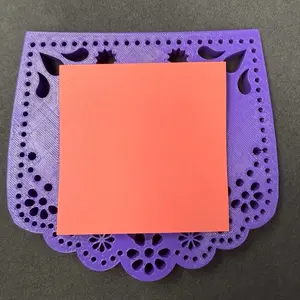 3D Printed Papel Picado Sticky Note Holder
