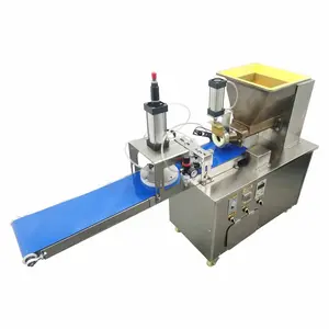 YOKOMA 110V Full-automatic Dough Divider Cake Pizza Dough Pastry Maker Press Machine With Conveyor Multifunction Dough Press Roller Cutter