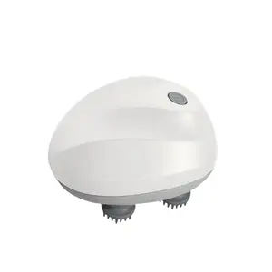 Electric Head Massager Portable Comfort Massager for Stress Relief with 4 Removable Massage Claws Waterproof Rechargeable