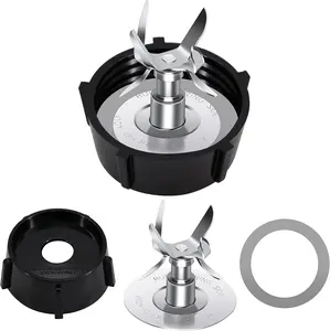 Replacement  Compatible with Oster Osterizer Blender  with Rubber Seal Gasket & 4902 Jar Bottom - 6 Point Fusion  4980
