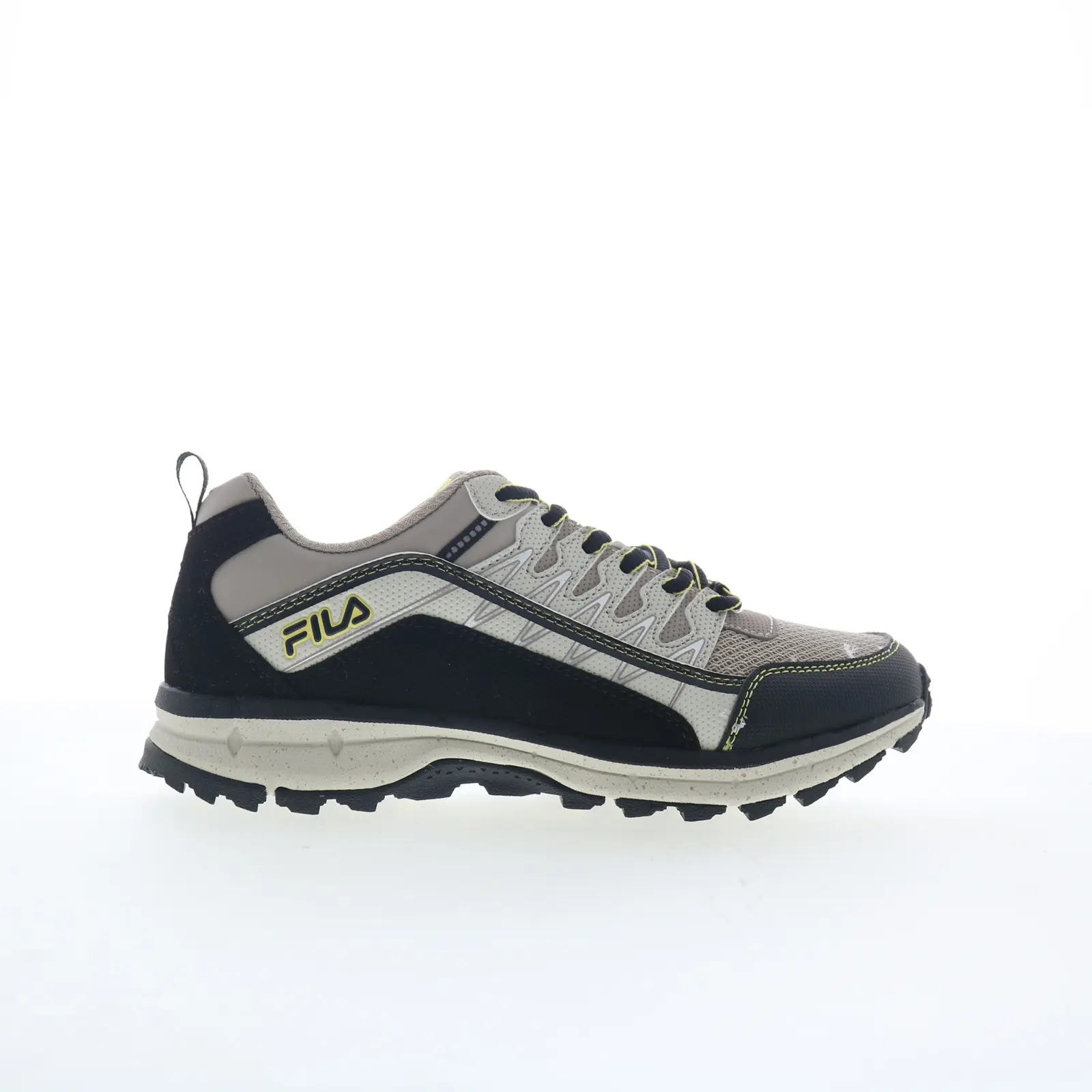 Fila Evergrand 5JM01568-090 Womens Gray Mesh Lace Up Athletic Running Shoes