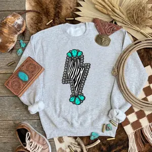 Zebra bolt Crewneck & T-shirt, western clothing, western tops, western outfits women, western cowgirl stuff, punchy western wear, country girl stuff clothing clothes, women graphic tees, sweatshirt for women, rodeo outfits