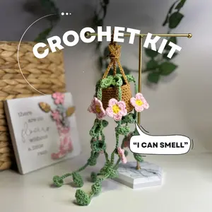 DIY Crochet Kit: Daisies and Lavender Sachet