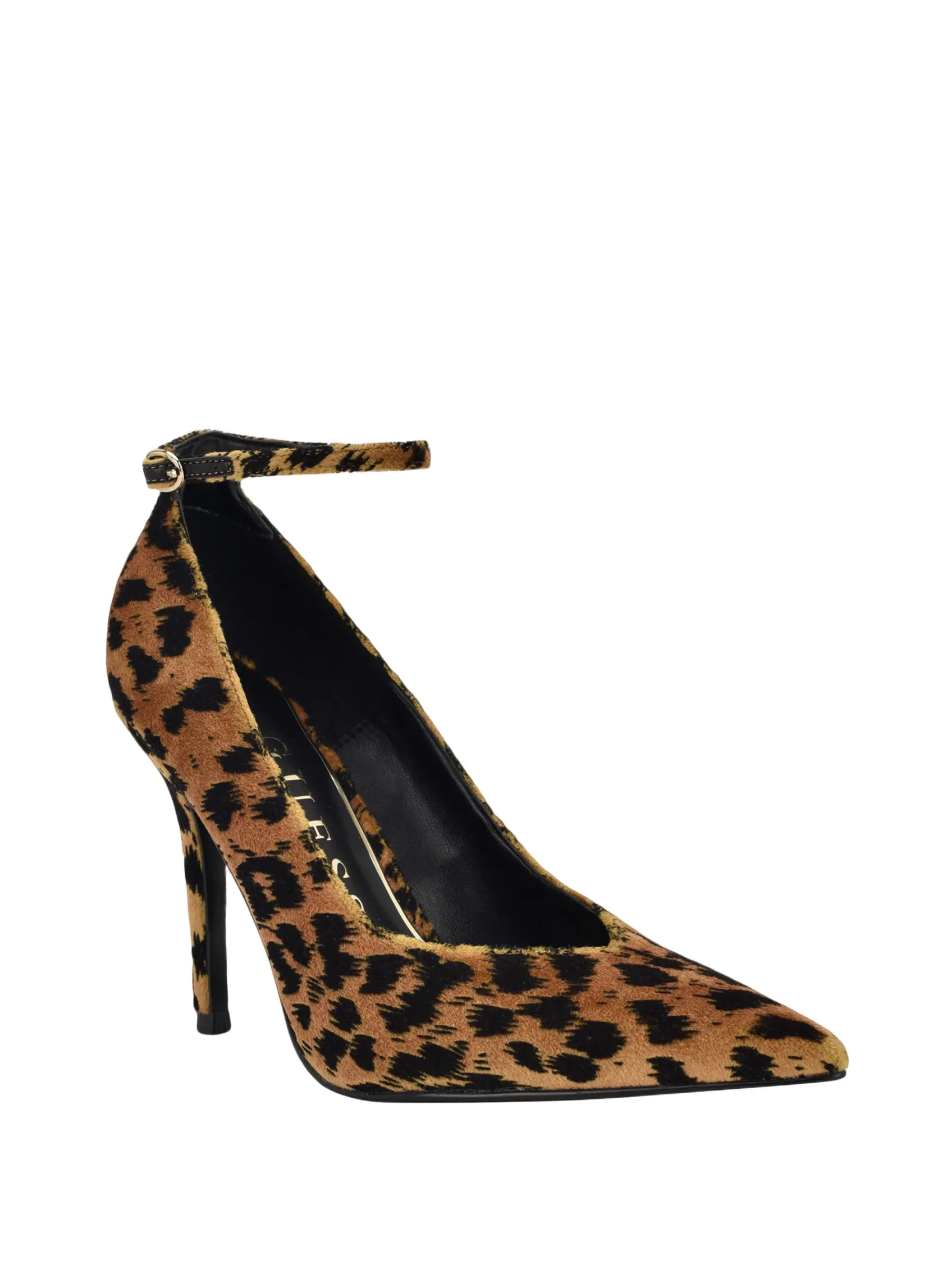 GUESS Female Napril Velvet Stiletto Heels
