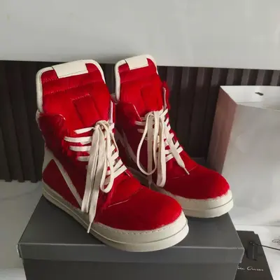High Top Rick Owens Vans Cream TikTok Shop